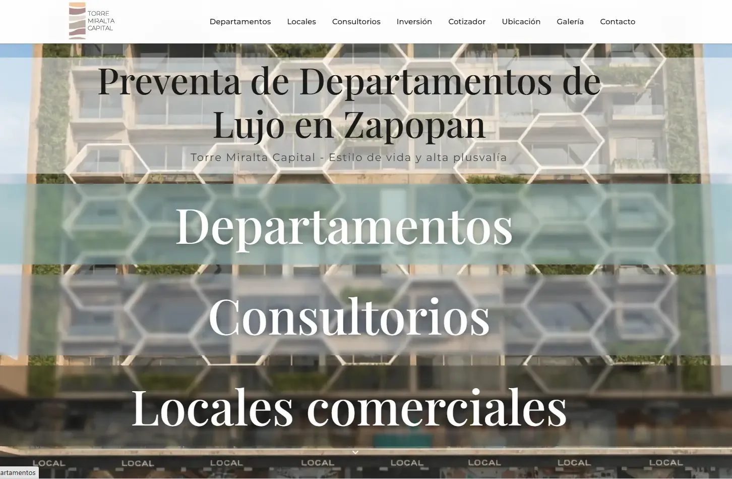 Plataforma integral de ventas inmobiliarias desarrollada a medida. Incluye un panel administrativo personalizado para...